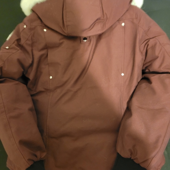 Moose Knuckle Oxblood Beaver Jacket NWT - Picture 7 of 8